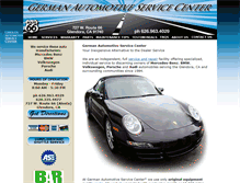 Tablet Screenshot of germancarservicerepair.com